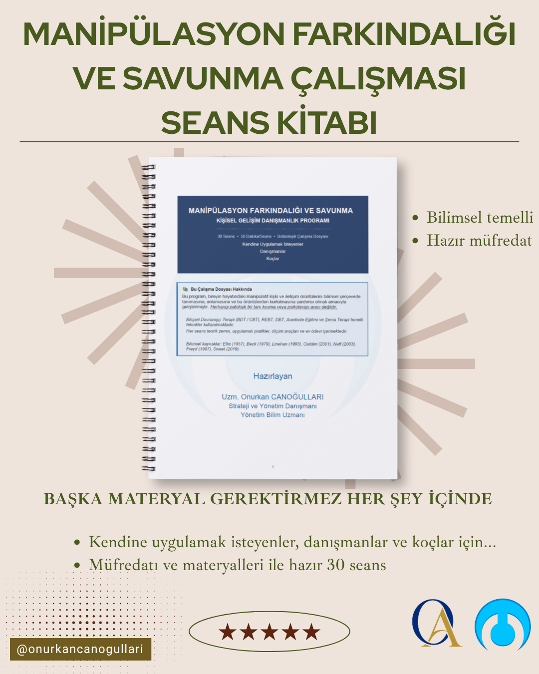 Manipülasyon Farkındalığı ve Savunma Çalışması 30 Seans Kitapçık